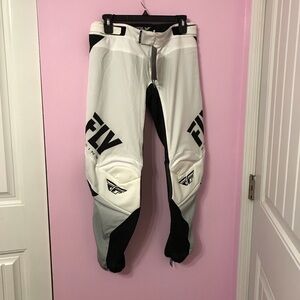 Fly Racing white motorcross women’s pants size 5/6